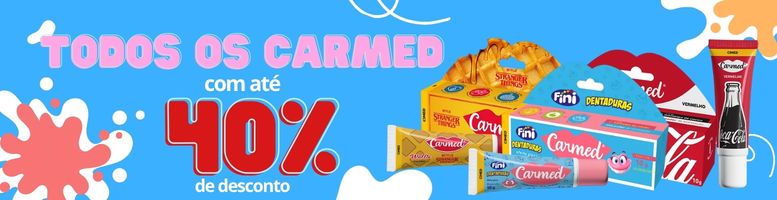 Super promoção em Carmed: Até 40% de desconto