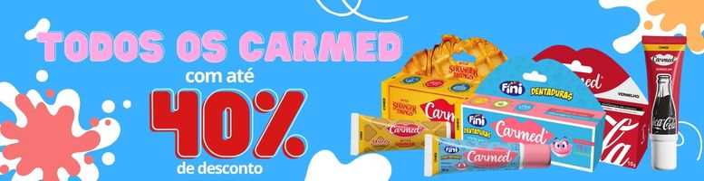 Super promoção em Carmed: Até 40% de desconto