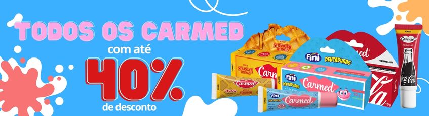 Super promoção em Carmed: Até 40% de desconto