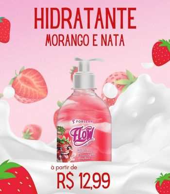 Hidratante Morango e Nata - à partir de R$ 12,99