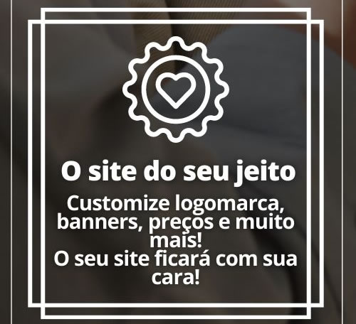 Venatagem: Tenha o site do seu jeito. Customize Logomarca, textos, banners, etc