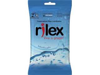 Preservativo Lubrificado com 3 unidades - Rilex
