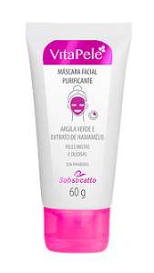 Máscara Facial Purificante Argila Verde e Extrato de Hamamélis 60g - Sofisticatto