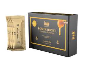 Mel afrodisíaco / energético Power Honey 10g - Caixa com 8 unidades - Intt