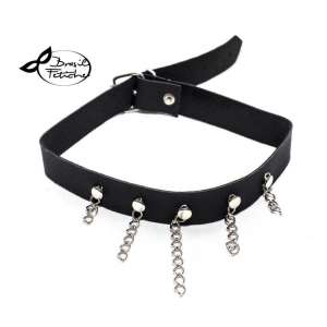 Coleira com Correntes - Brasil Fetiche