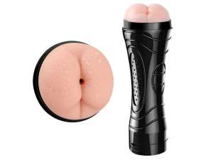 Masturbador Cyber Skin Flashlight em Formato de Ânus com Vibrador - Importado