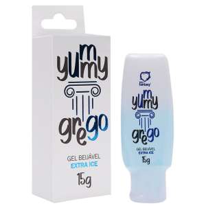 Gel comestível Yummy Grego Refrescante 15ml - Sexy Fantasy