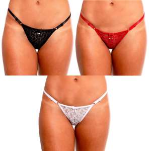 Calcinha Fio Dental com Led Pisca Pisca - Diversão ao cubo