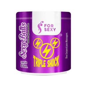 Bolinha Sexy Balls Funcional Triple Shock 03 Unidades - For Sexy