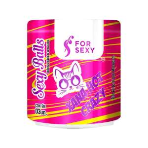 Bolinha Sexy Balls Funcional Xana Hot Crazy 03 Unidades - For Sexy