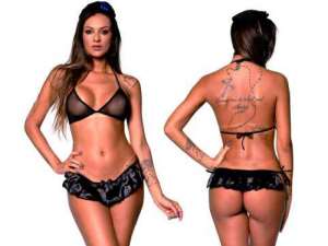 Mini-Fantasia Comissaria de Bordo  - Fácil Prazer