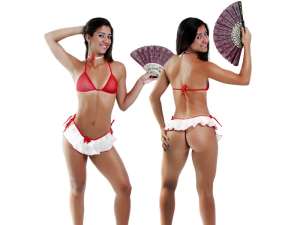 Mini-Fantasia Dançarina - Fácil Prazer