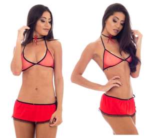 Mini-Fantasia Espanhola de Saia - Fácil Prazer