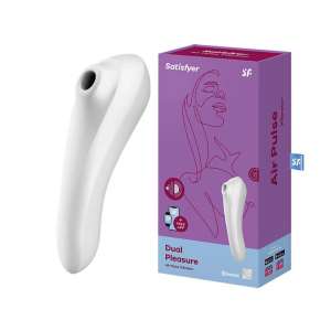 Estimulador de Clitóris Com Vibração e Sucção Satisfyer Dual Pleasure  - Intt
