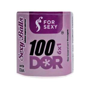 Bolinha Sexy Balls Funcional 100Dor 03 Unidades - For Sexy