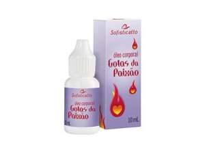 Óleo Corporal Gotas da Paixão 10ml - Sofisticatto