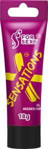 Gel Excitante 10 Sensações X Sensations 18g - For Sexy