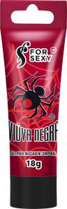 Gel Esquenta E Vibra Unissex Viúva Negra 18g - For Sexy