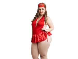 Fantasia Emergência Fogosa Plus Size - Fácil Prazer