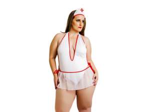 Fantasia Emergência Plus Size - Fácil Prazer