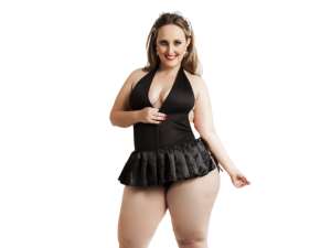 Fantasia Empregada de Pregas Plus Size - Fácil Prazer