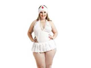 Fantasia Enfermeira de Body Plus Size - Fácil Prazer