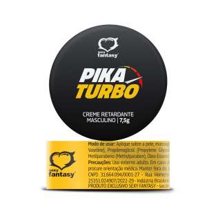 Pomada Retardante Masculino Pika Turbo 7,5g - Sexy Fantasy