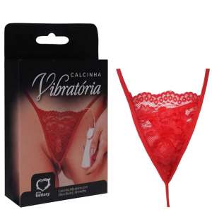 Calcinha Rendada com Vibro - Sexy Fantasy