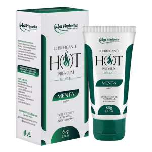 Lubrificante Beijável Hot Premium 60g - Sabor: Menta - La Pimienta