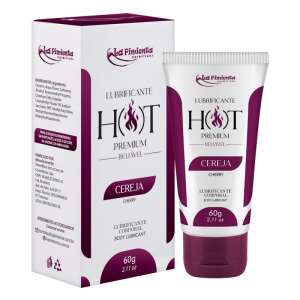 Lubrificante Beijável Hot Premium 60g - Sabor: Cereja - La Pimienta