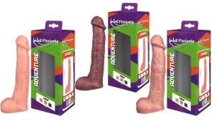 Prótese Realística Apogeu com Escroto 21,5 x 4,5 cm - La Pimienta