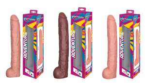 Prótese Realística Everest com Escroto 39 x 6 cm - La Pimienta