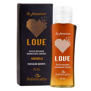 Óleo de Massagem Beijável Love Amarula 30ml  - Sofisticatto