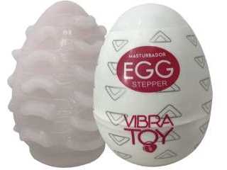 Masturbador em silicone Egg Stepper - VibraToy