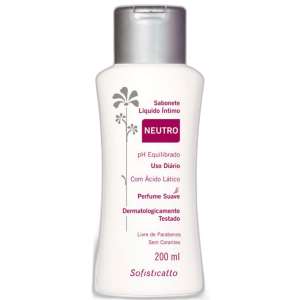 Sabonete Íntimo Neutro 200ml - Sofisticatto