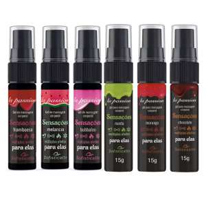Gel Beijável La Passion Múltiplas Sensações 15g - Sofisticatto