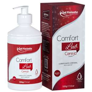 Lubrificante Tamanho Econômico Confort-Lub Beijável 500g - Sabor: Cereja - La Pimienta