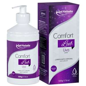 Lubrificante Tamanho Econômico Confort-Lub Beijável 500g - Sabor: Uva - La Pimienta