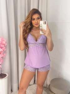Shortdoll Bianca  - Ariane Diniz Moda Intima