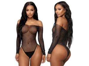 Body Emma com Detalhes em Brilhantes (Ref. 52) - VibraToy