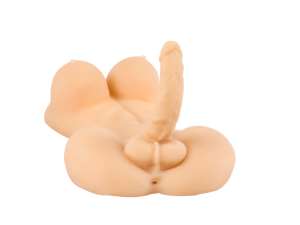 Masturbador Meio Corpo com Seios, Pênis e Ânus (Ref. 89) - VibraToy