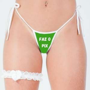Calcinha Sensual Com Frases e Persex - Fácil Prazer
