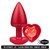 Cor: Vermelho - Pedra: Vermelha - Cód: 652.011.1