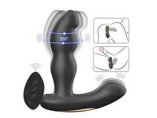 Vibrador de Próstata com Rotação 360º e controle Remoto - Hiross  - Importado