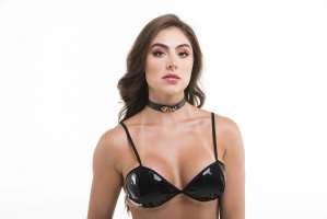 Coleira em Couro Love - Sexy Fantasy