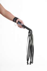 Chicote em Couro com Bracelete - Sexy Fantasy