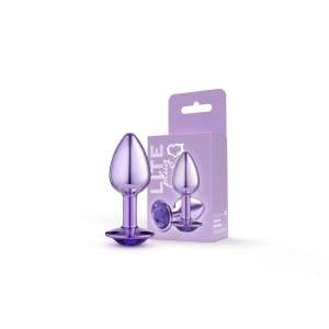 Plug Roxo P com Pedra Roxa Lite 6,8 x 3,2cm - Sexy Fantasy