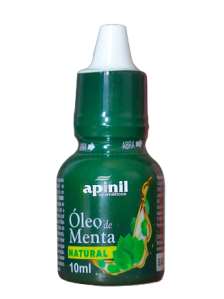 Óleo Corporal de Menta Natural 10ml - Apinil