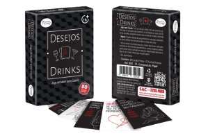 Jogo de Cartas Desejos e Drinks - Diversão ao cubo