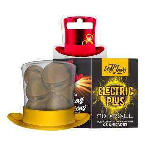 Bolinha Efeito Vibratório Six Ball Eletric Plus com 6 Unidades - Soft Love